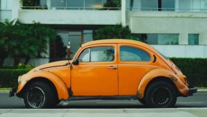 An example image of a car used to demonstrate mix blends modes
