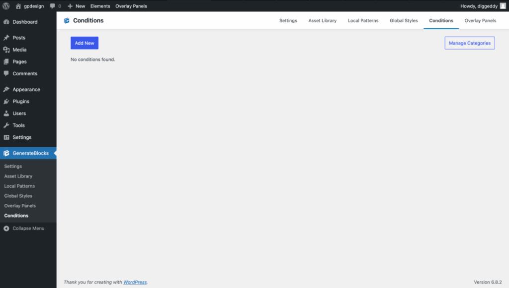 Conditions – Learn GeneratePress