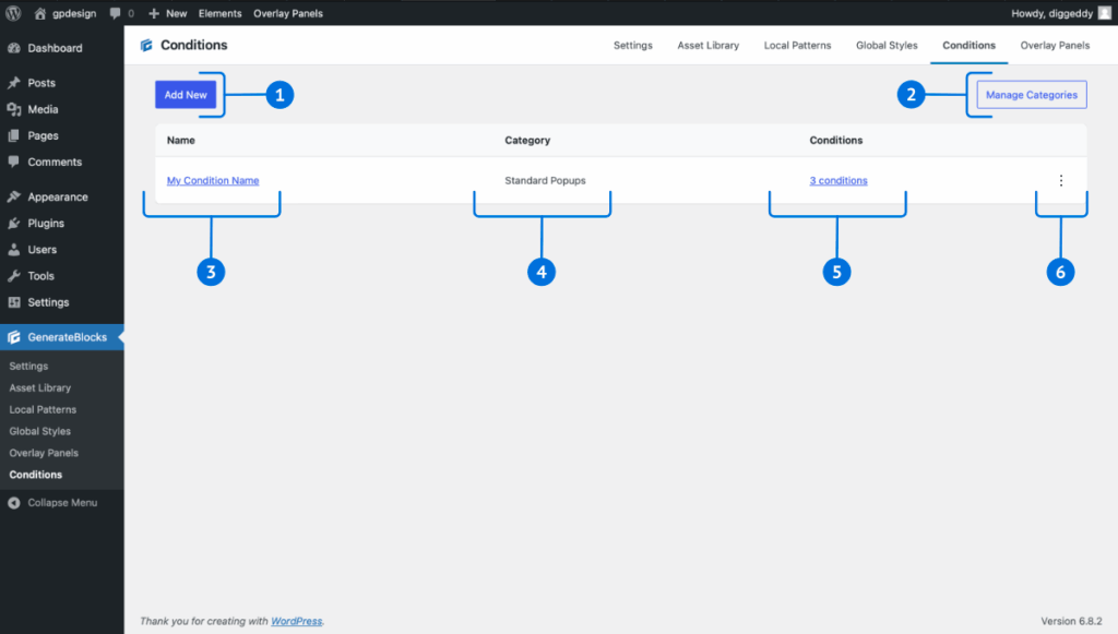 Conditions – Learn GeneratePress