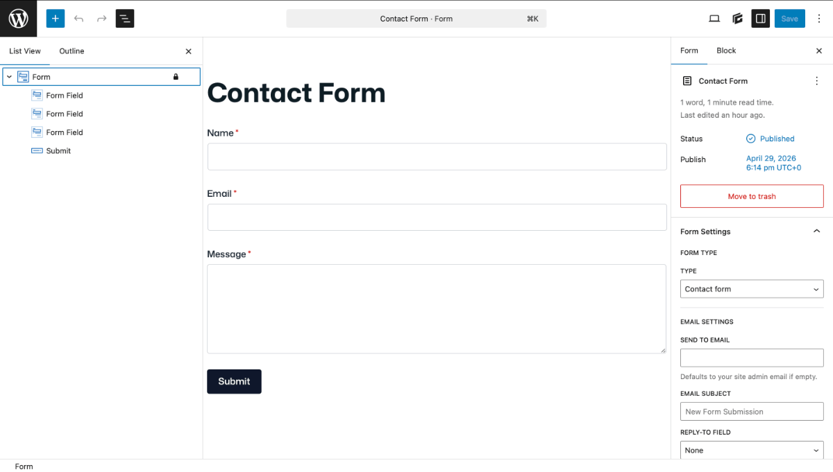 Forms – Learn GeneratePress