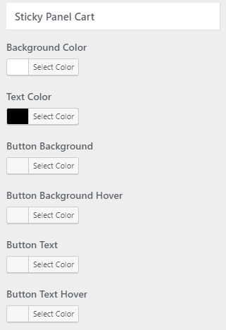 Customize → WooCommerce → Colors section with its groups (3)