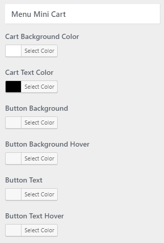 Customize → WooCommerce → Colors section with its groups (4)